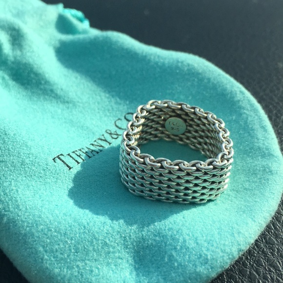 Tiffany luxury retired somerset metallic ring - Picture 6 of 7